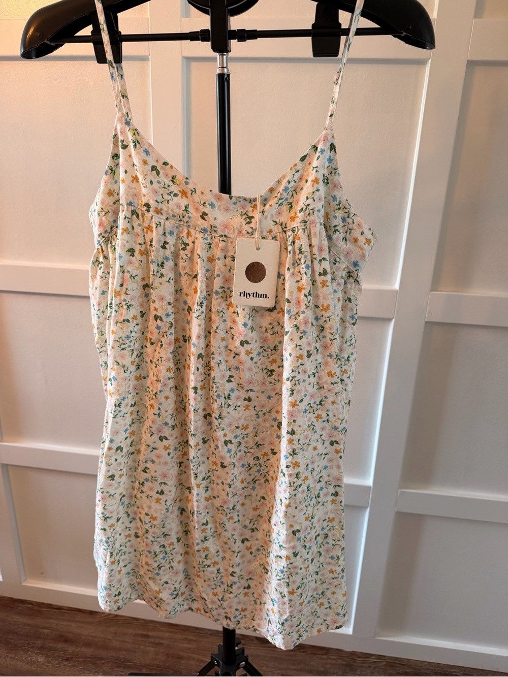 NWT Rhythm Lavinia Beach Mini Dress Ditsy Floral Print